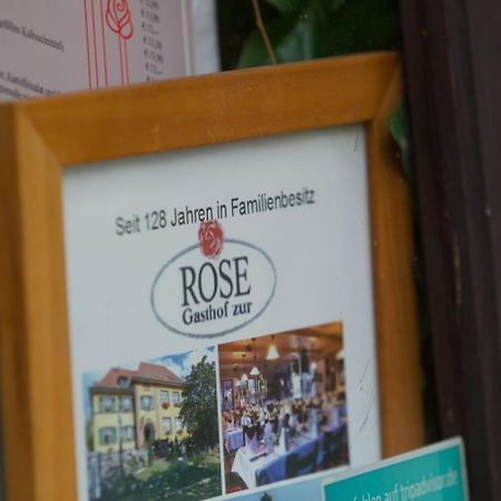 Gasthof Zur Rose Weinheim Esterno foto