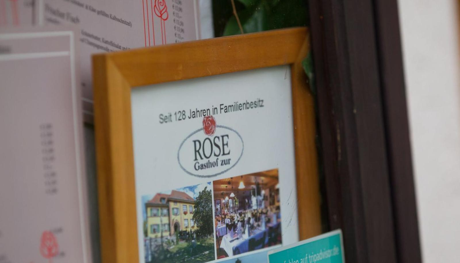 Gasthof Zur Rose Weinheim Esterno foto